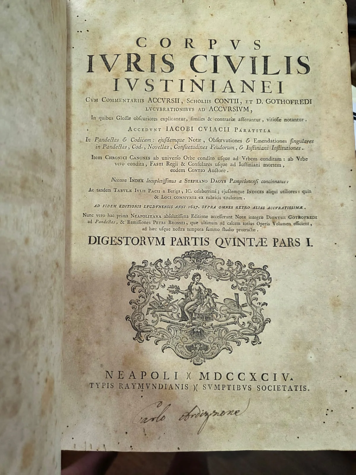 Obra rara do acervo jurídico do Dr. Cláudio Henrique de Castro